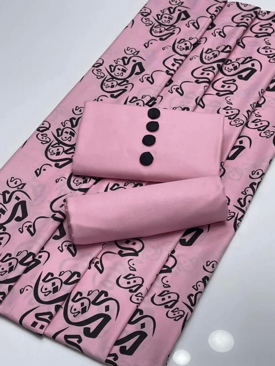 🌸 Summer Collection Multani Khaadi Lawn 3-Piece Suit with Foil Print Dupatta