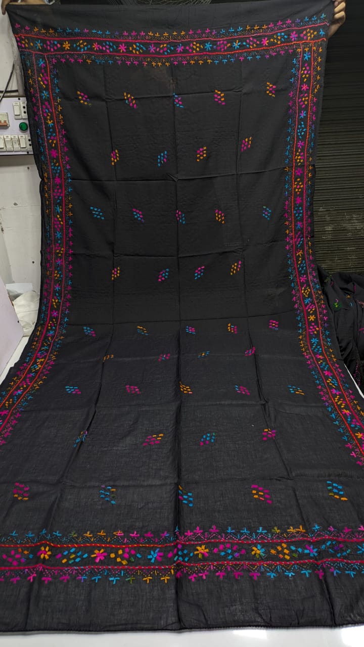 🌸 Special Summer Collection – Pure Soft Lawn Suit with Handmade Multani Balochi Tanka Embroidery & Full Dupatta