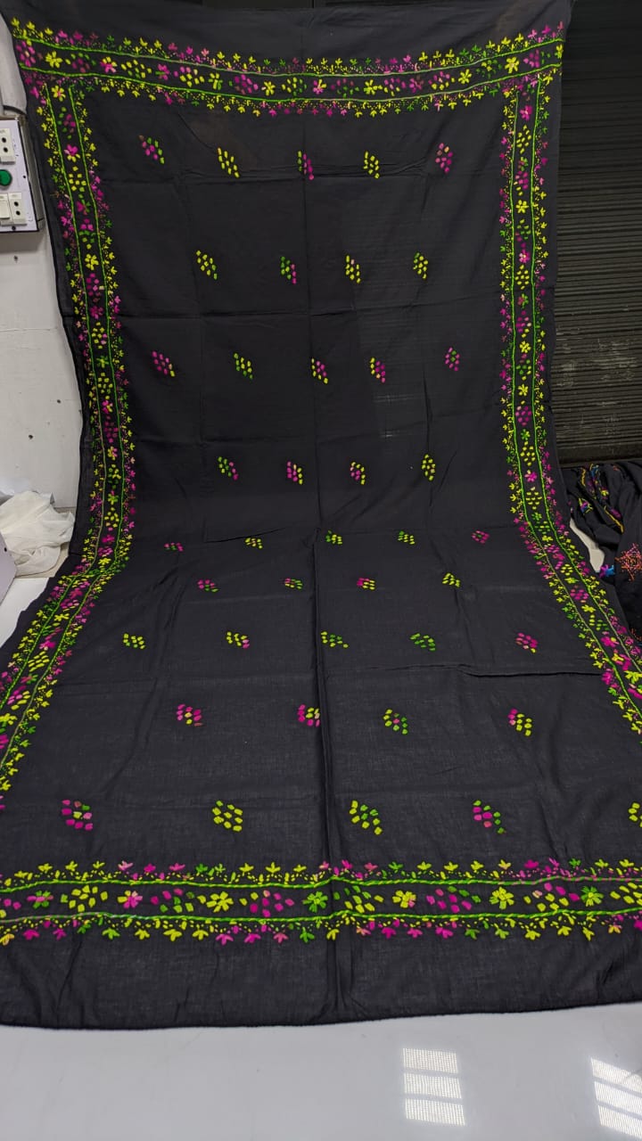 🌸 Special Summer Collection – Pure Soft Lawn Suit with Handmade Multani Balochi Tanka Embroidery & Full Dupatta