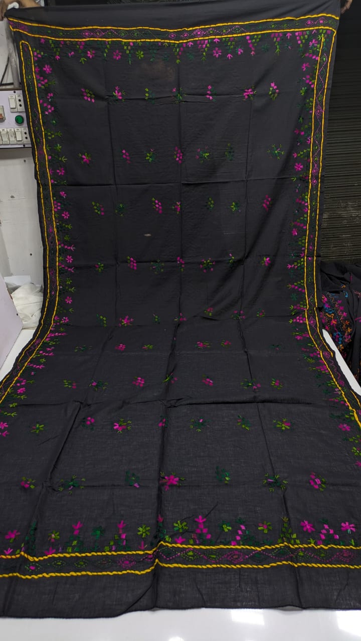 🌸 Special Summer Collection – Pure Soft Lawn Suit with Handmade Multani Balochi Tanka Embroidery & Full Dupatta