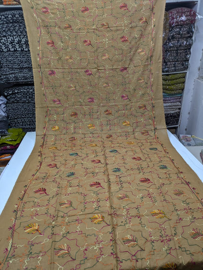 ✨ Pure Lawn Rangeen Chadar with Fancy Ari Work Jaal Design