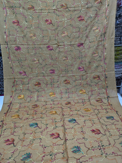 ✨ Pure Lawn Rangeen Chadar with Fancy Ari Work Jaal Design